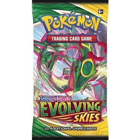 Pokemon Sword & Shield - Evolving Skies - Booster Pakker - Pokemon kort